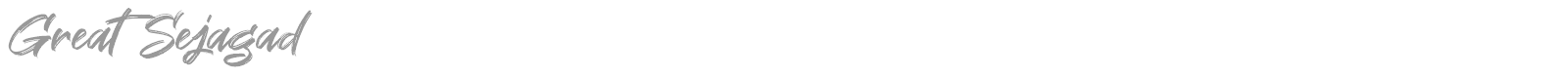 Great Sejagad font preview